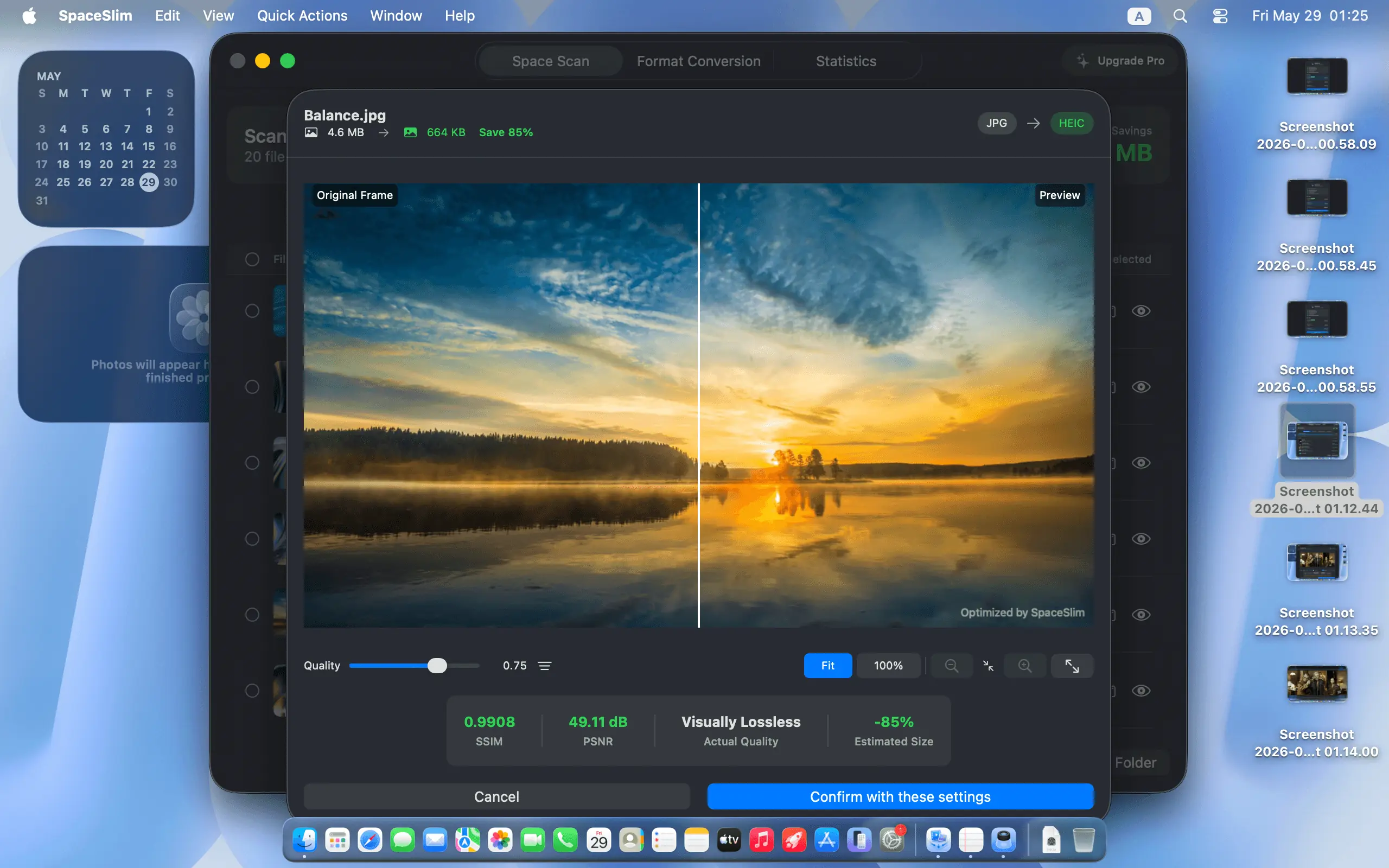 spaceslim screenshot 2